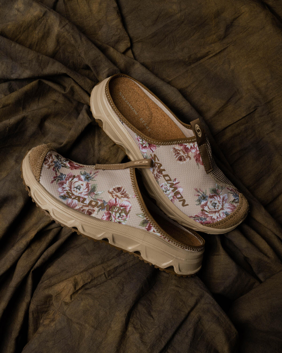 Salomon x BEAMS RX SLIDE 3.0 FLOWERS